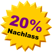 20% Nachlass